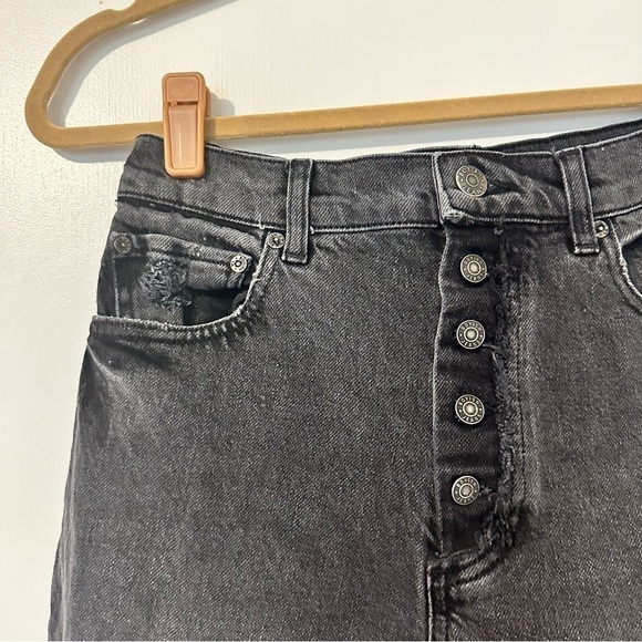 Boyish Mikey High Rise Button Fly Raw Hem Jeans Moonfleet - Picture 7 of 12